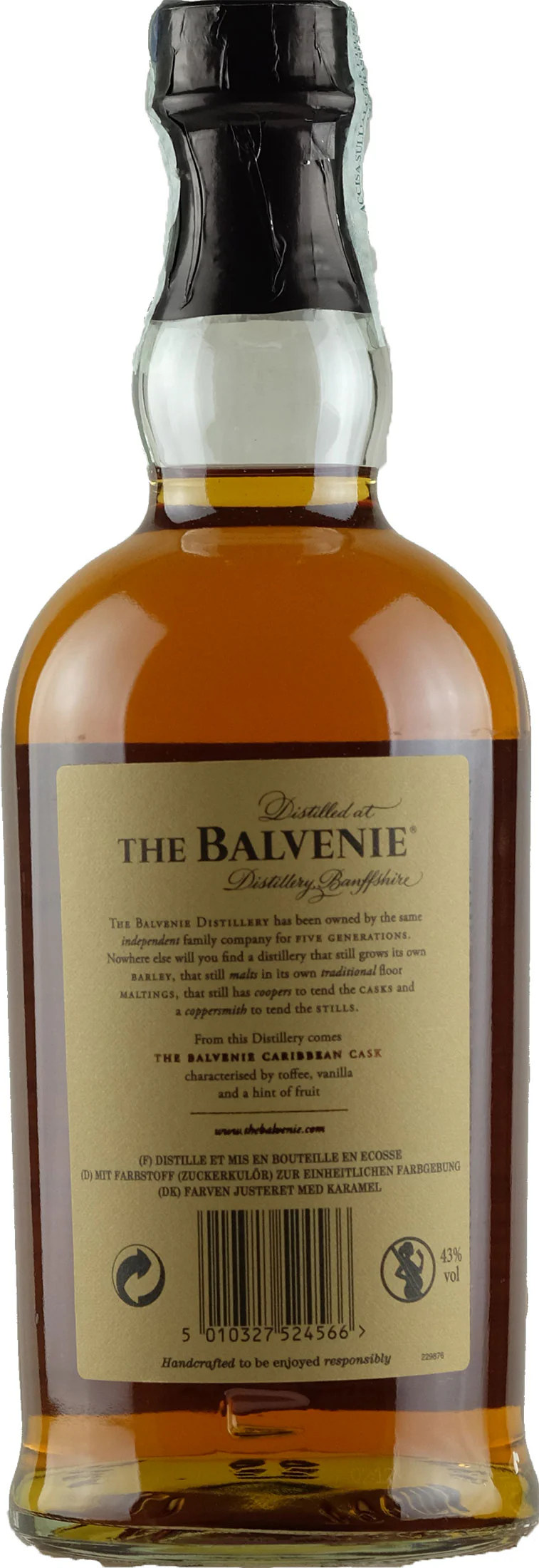 The Balvenie Whisky Caribbean Cask 14 Y.O. 0.7L - Image 2