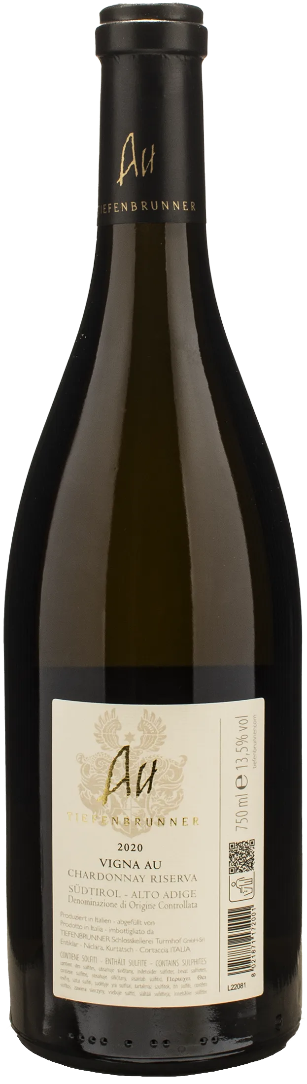 Tiefenbrunner Chardonnay Riserva Vigna Au 2020 - Image 2