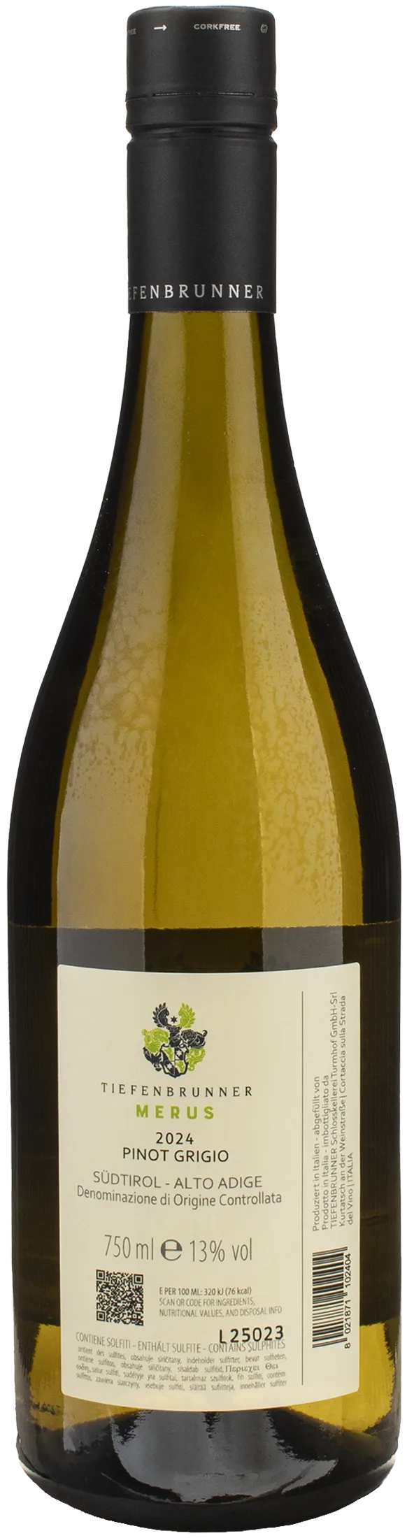 Tiefenbrunner Merus Pinot Grigio 2024 - Image 2