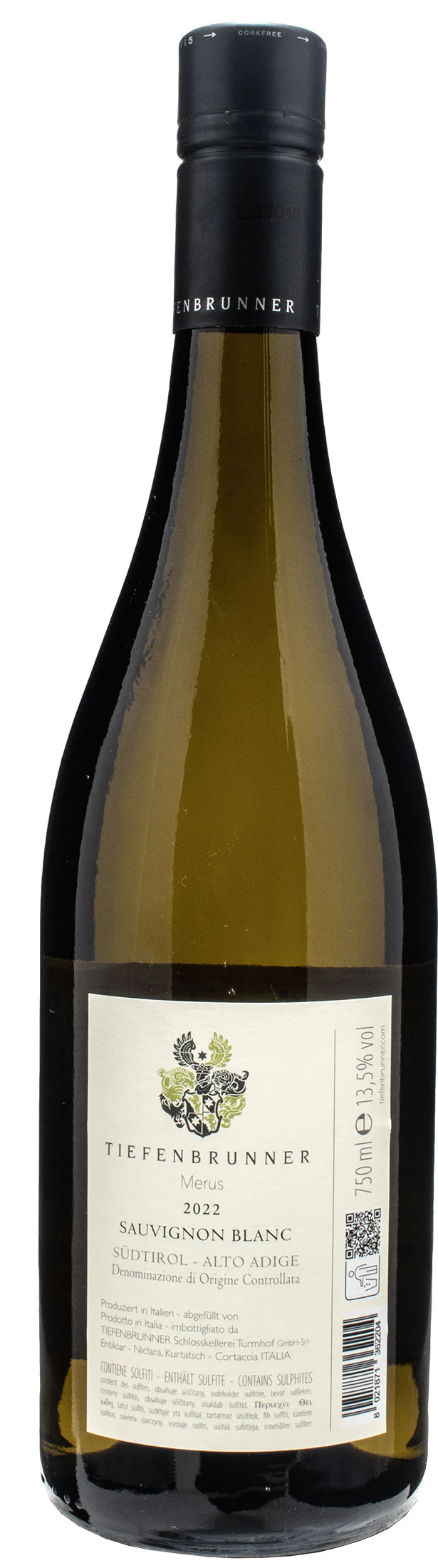 Tiefenbrunner Merus Sauvignon Blanc 2022 - Image 2