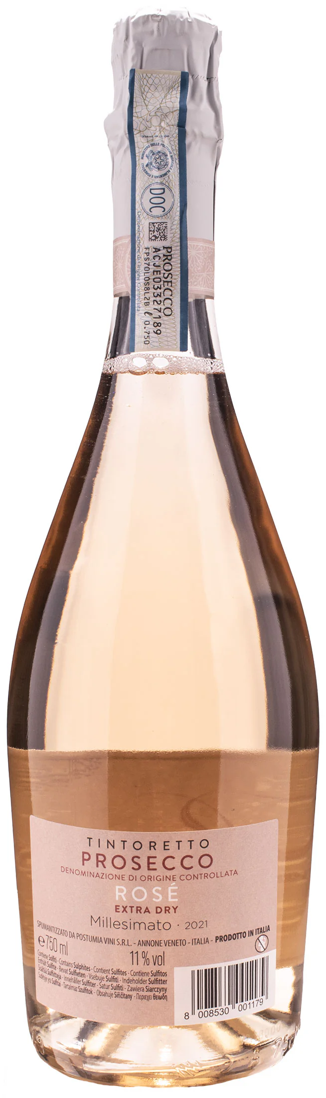 Tintoretto Prosecco Rosè Extra Dry Millesimato 2021 - Image 2