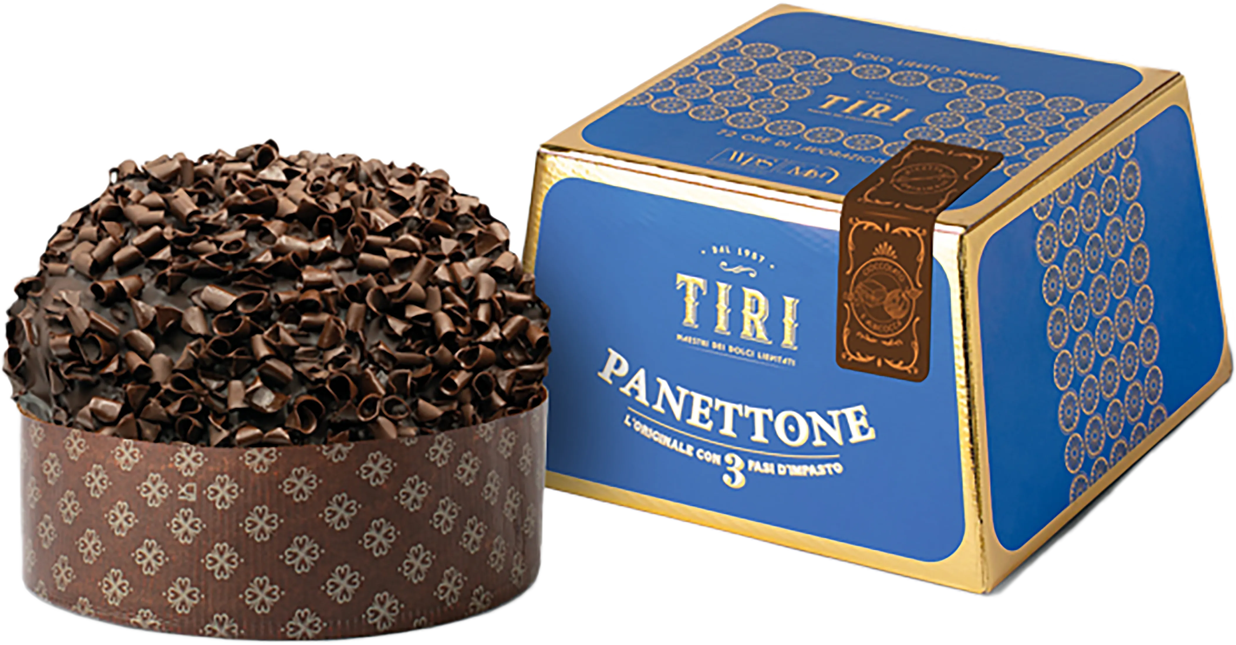 Tiri Chocolate and Apricot Panettone 1kg