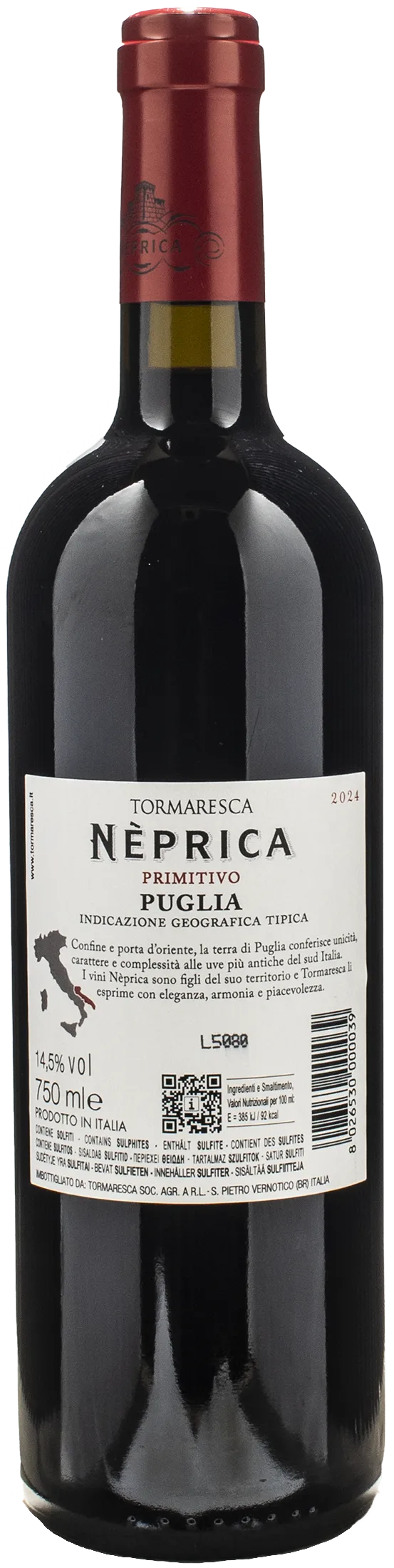Tormaresca Neprica Primitivo 2024 - Image 2