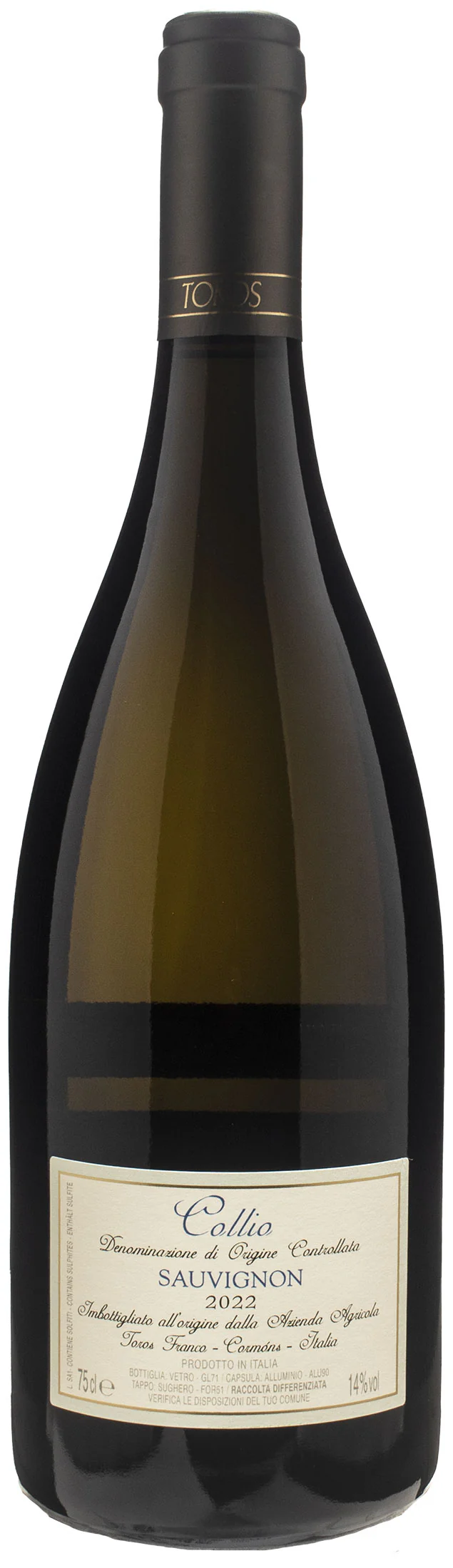 Toros Collio Sauvignon 2022 - Image 2