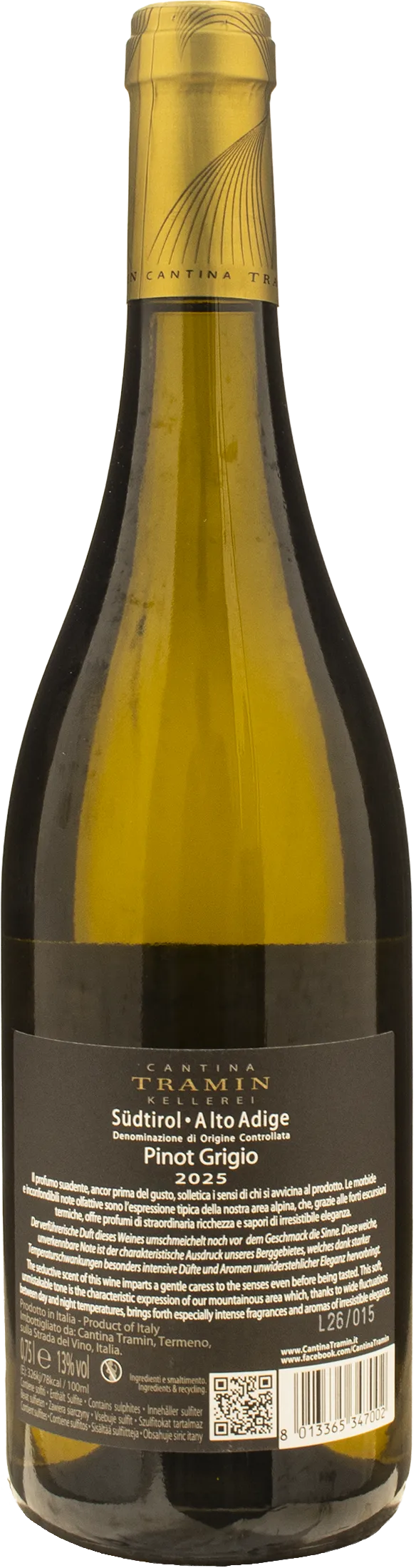 Tramin Pinot Grigio 2025 - Image 2