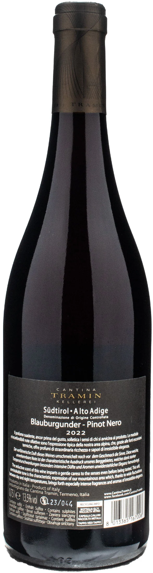 Tramin Pinot Nero 2022 - Image 2