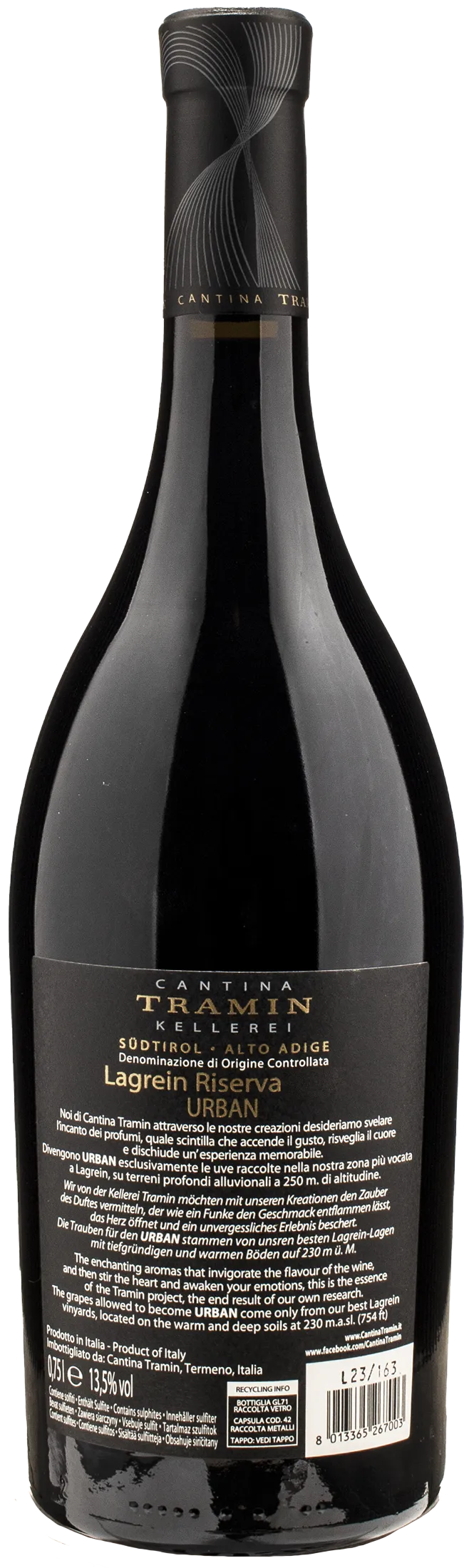 Tramin Urban Lagrein Riserva 2021 - Image 2
