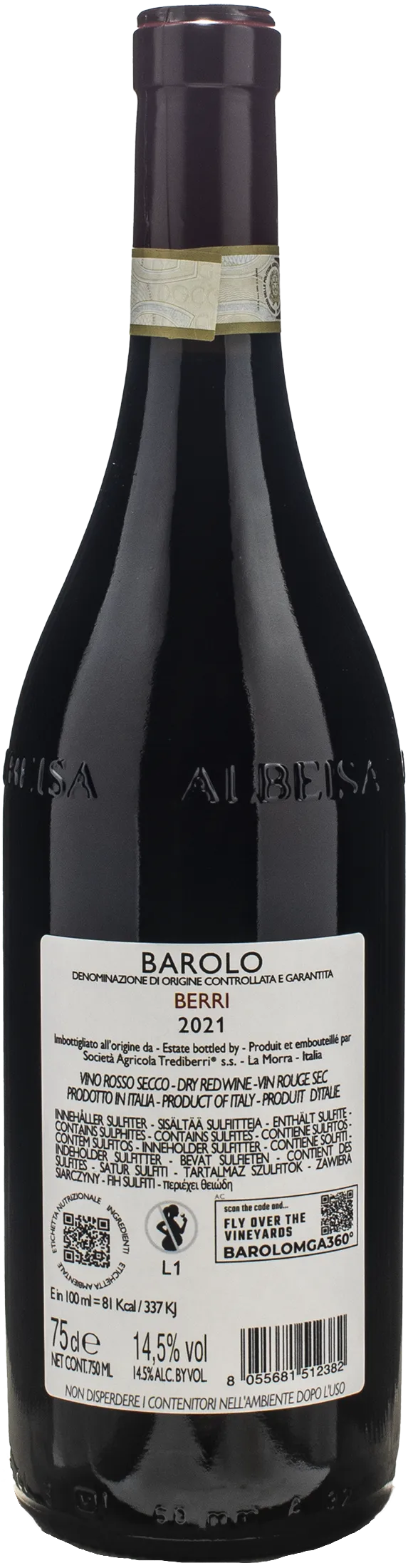Trediberri Barolo Berri 2021 - Image 2