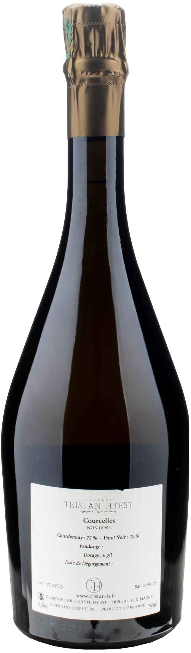 Tristan Hyest Champagne Courcelles Nature 2015 - Image 2