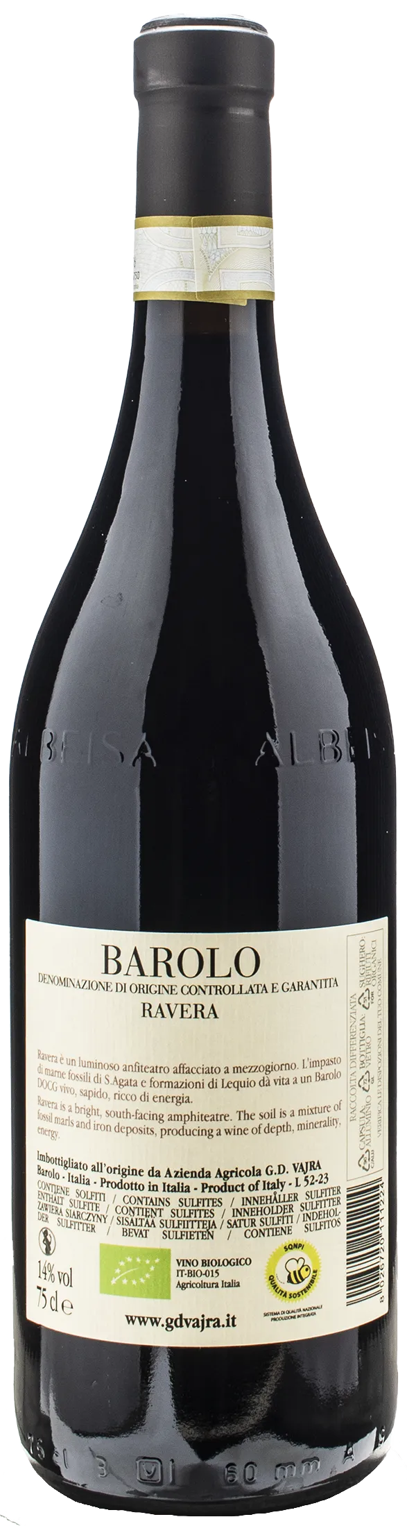 Vajra G.D. Barolo Ravera 2020 - Image 2