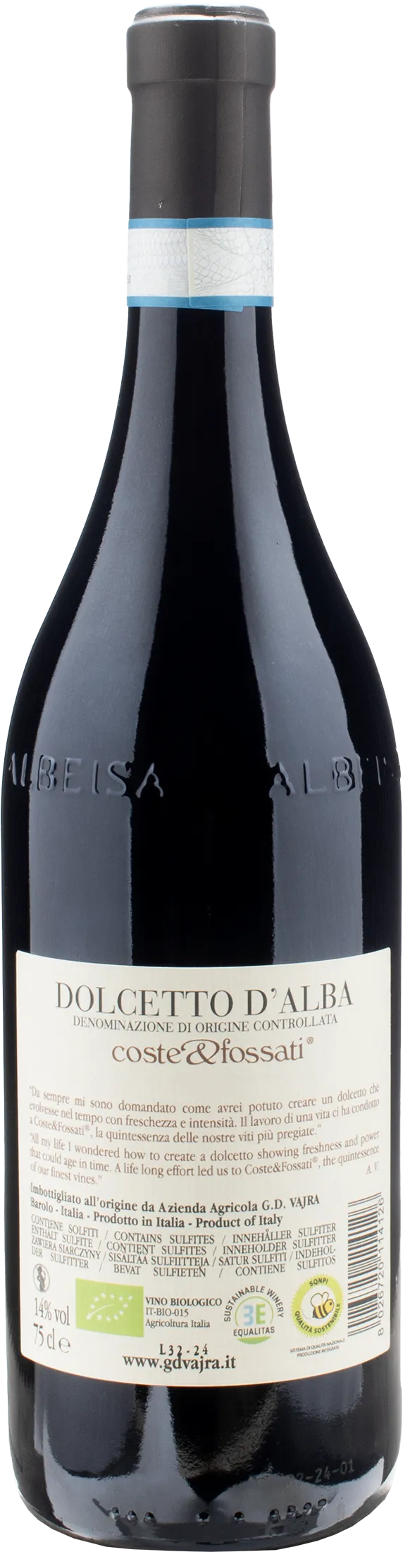 Vajra G.D. Dolcetto d'Alba Coste&Fossati 2023 - Image 2