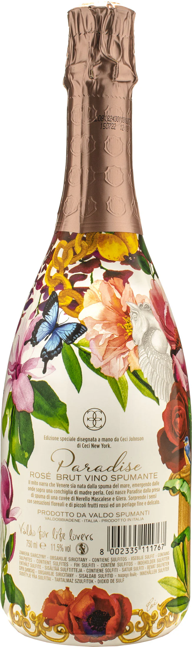 Valdo Paradise Rosè Brut - Image 2
