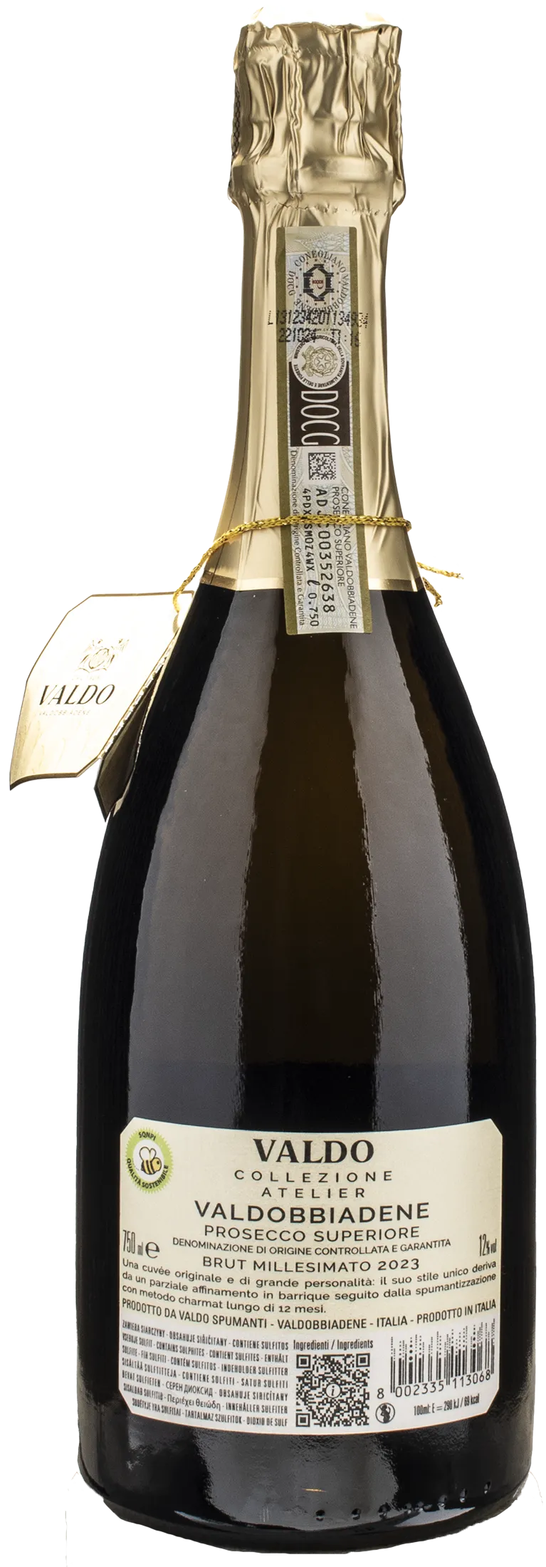Valdo Valdobbiadene Prosecco Superiore Cuvee del Fondatore Collezione Atelier Millesimato Brut 2023 - Image 2