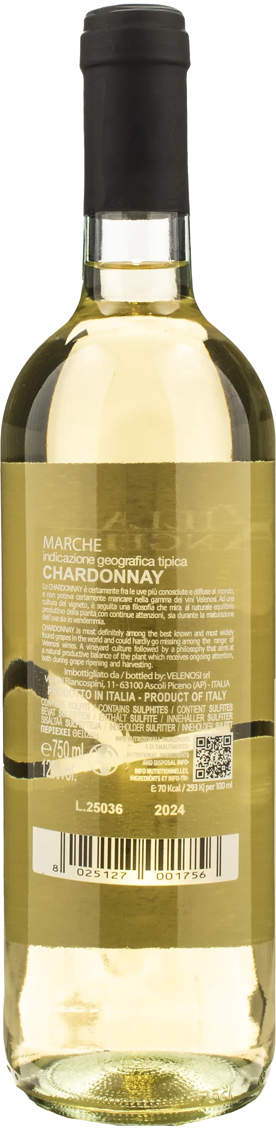 Velenosi Chardonnay Villa Angela 2024 - Image 2