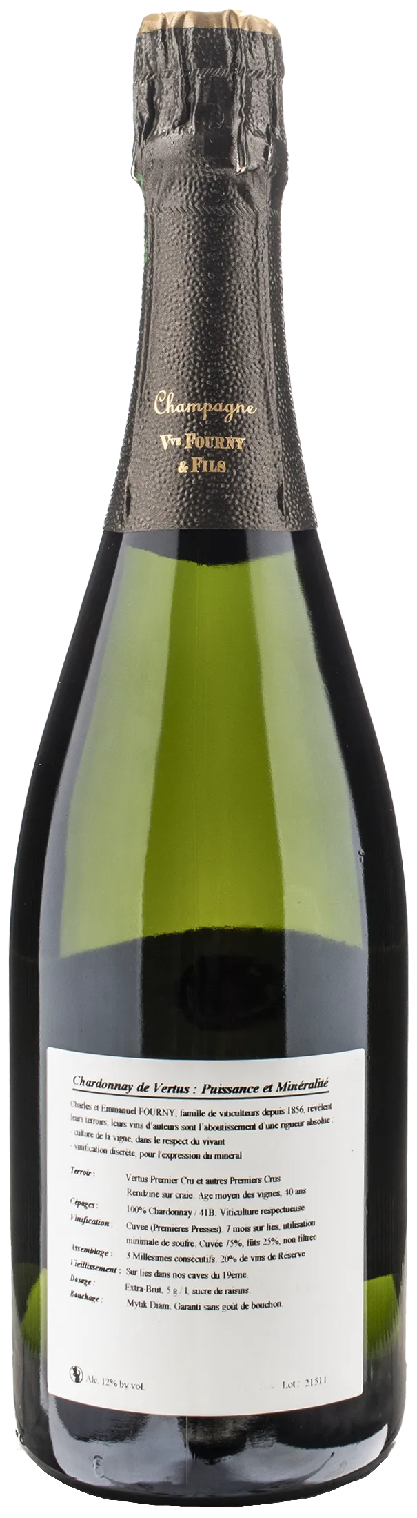 Veuve Fourny Champagne 1er Cru Blanc de Blancs Extra Brut - Image 2