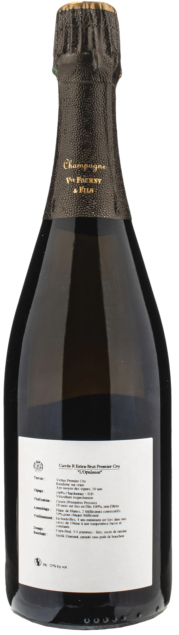 Veuve Fourny et Fils Champagne 1er Cru Cuvée "R" Vertus L'Opulence Extra Brut - Image 2