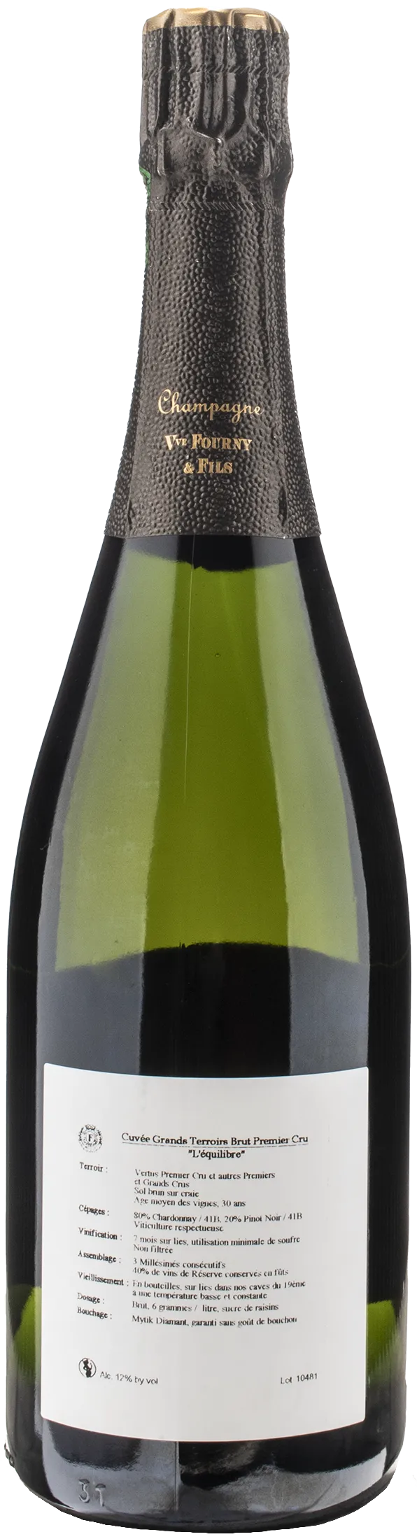 Veuve Fourny et Fils Champagne 1er Cru Grands Terroirs Brut "L'èquilibre" - Image 2