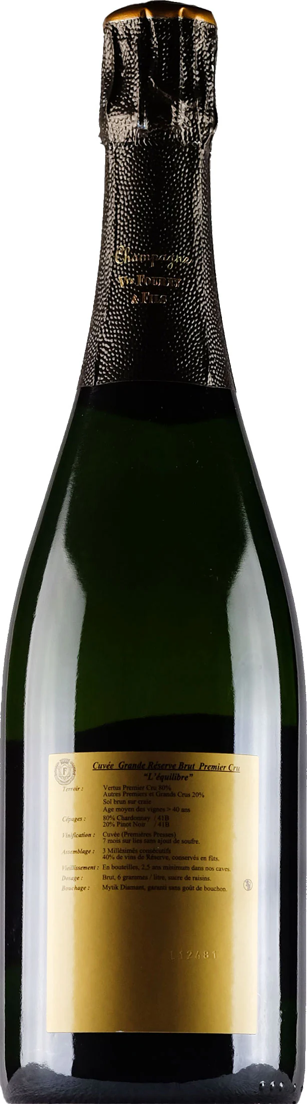 Veuve Fourny et Fils Champagne Grande Reserve Vertus Brut - Image 2