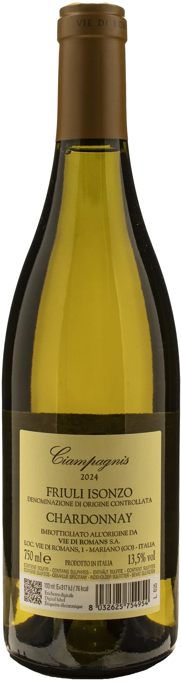 Vie di Romans Chardonnay Ciampagnis 2024 - Image 2