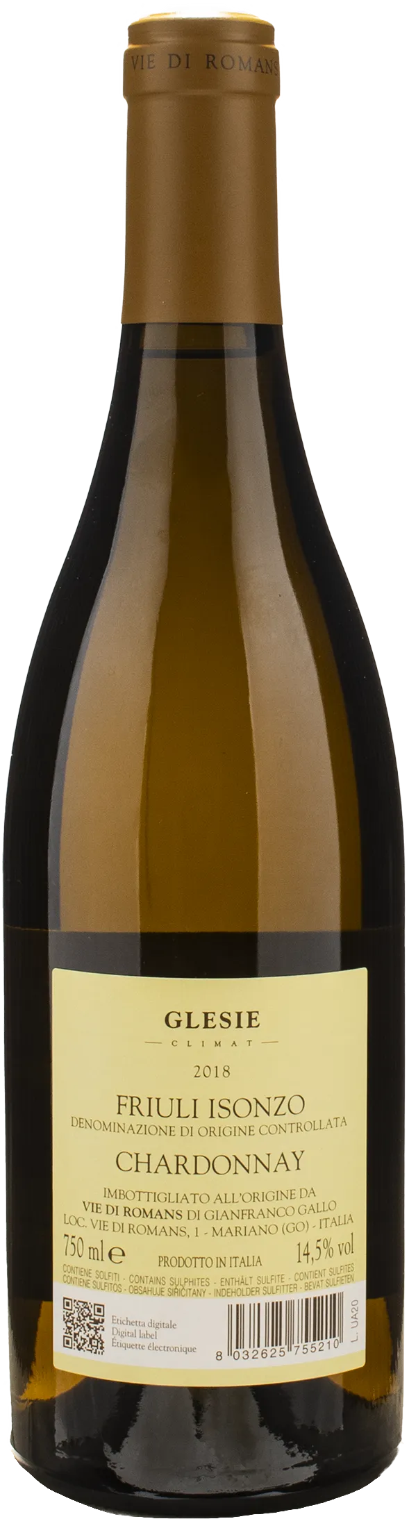 Vie di Romans Glesie Climat Chardonnay 2018 - Image 2