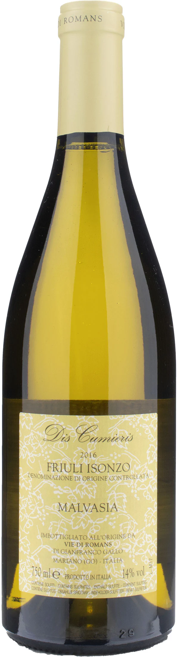 Vie di Romans Malvasia Dis Cumieris 2016 - Image 2