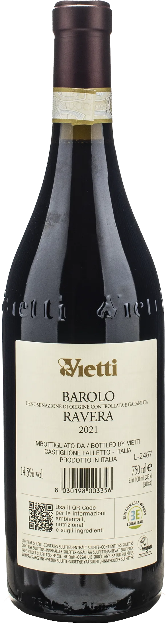 Vietti Barolo Ravera 2021 - Image 2