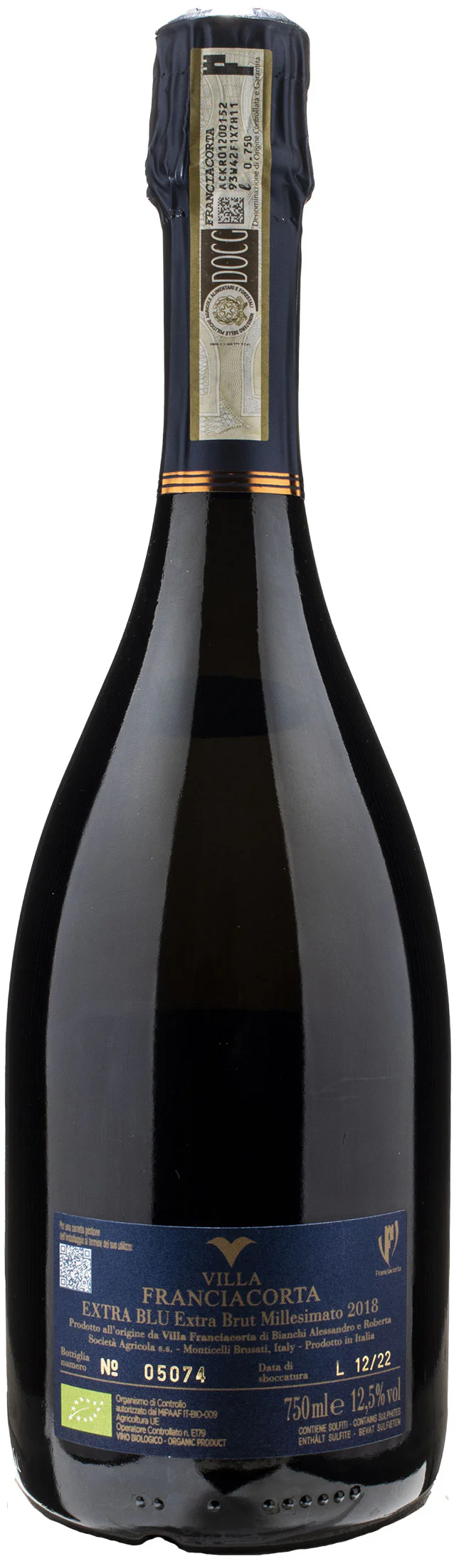 Villa Franciacorta Extra Brut Millesimato Extra Blu 2018 - Image 2