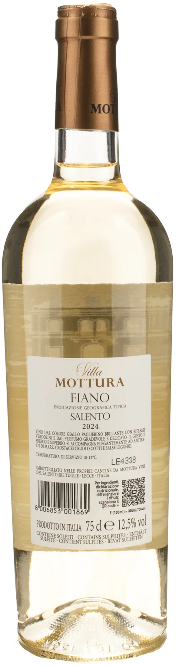 Villa Mottura Salento Fiano 2024 - Image 2