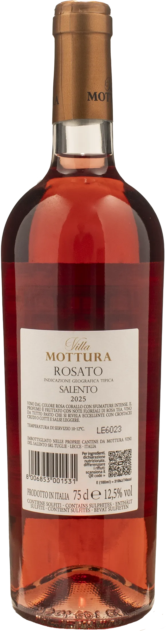 Villa Mottura Salento Rosato 2025 - Image 2