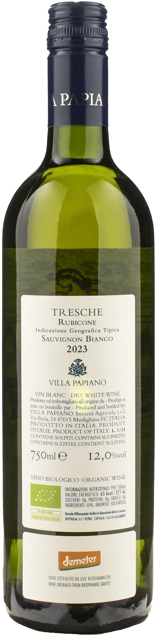 Villa Papiano Tresche Sauvignon Bianco 2023 - Image 2