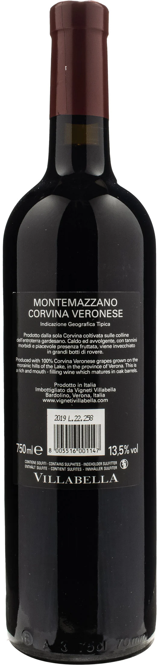 Villabella Corvina Veronese Montemazzano 2019 - Image 2