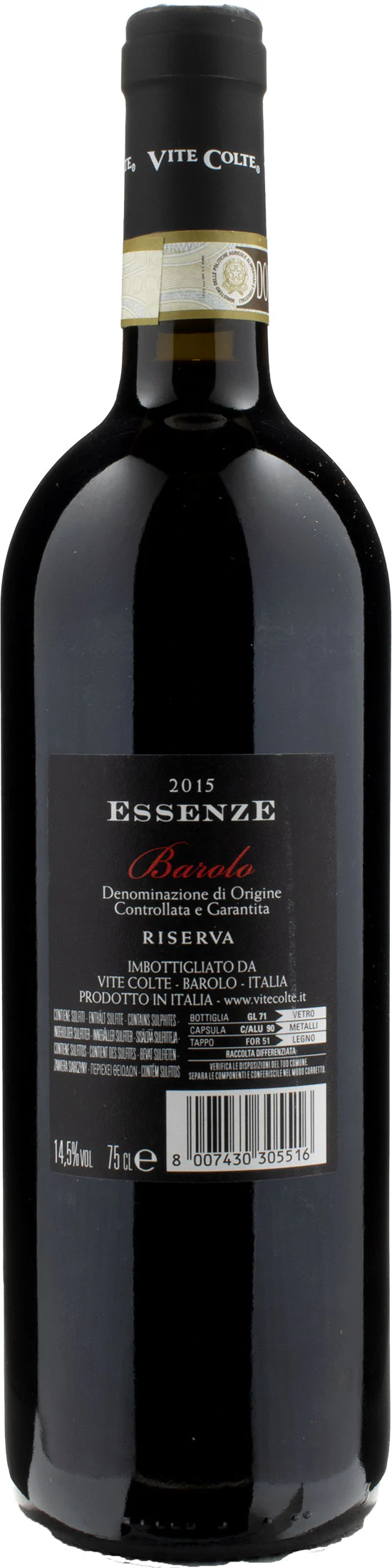 Vite Colte Barolo Essenze Riserva 2015 - Image 2