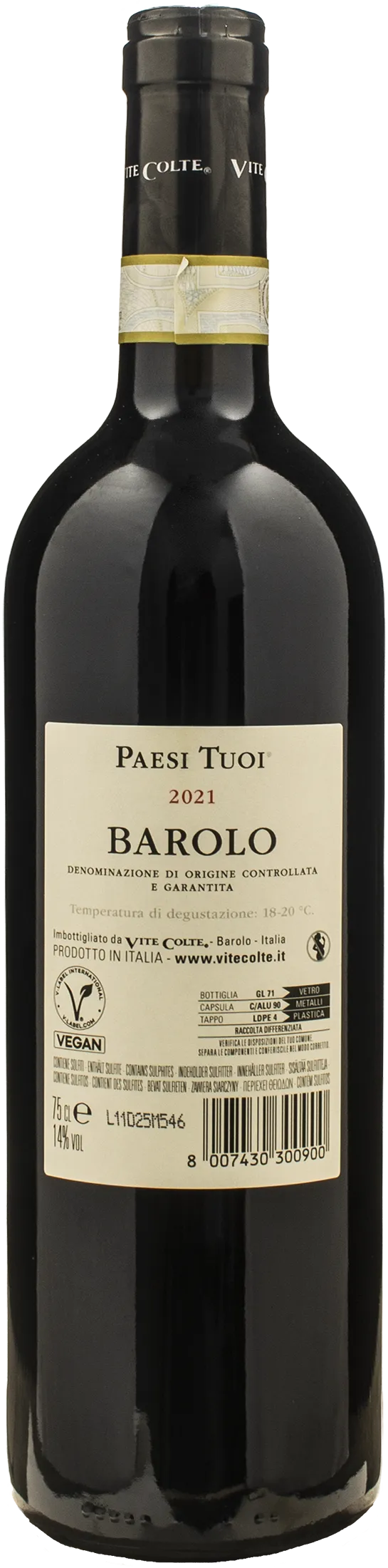 Vite Colte Barolo Paesi Tuoi 2021 - Image 2