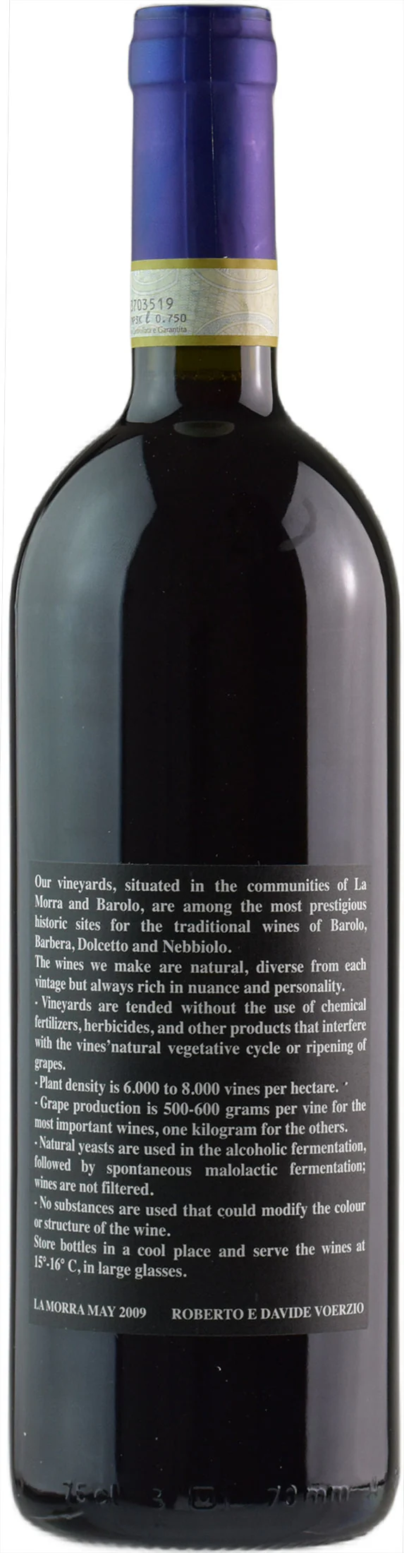 Voerzio Barolo Cerequio 2018 - Image 2