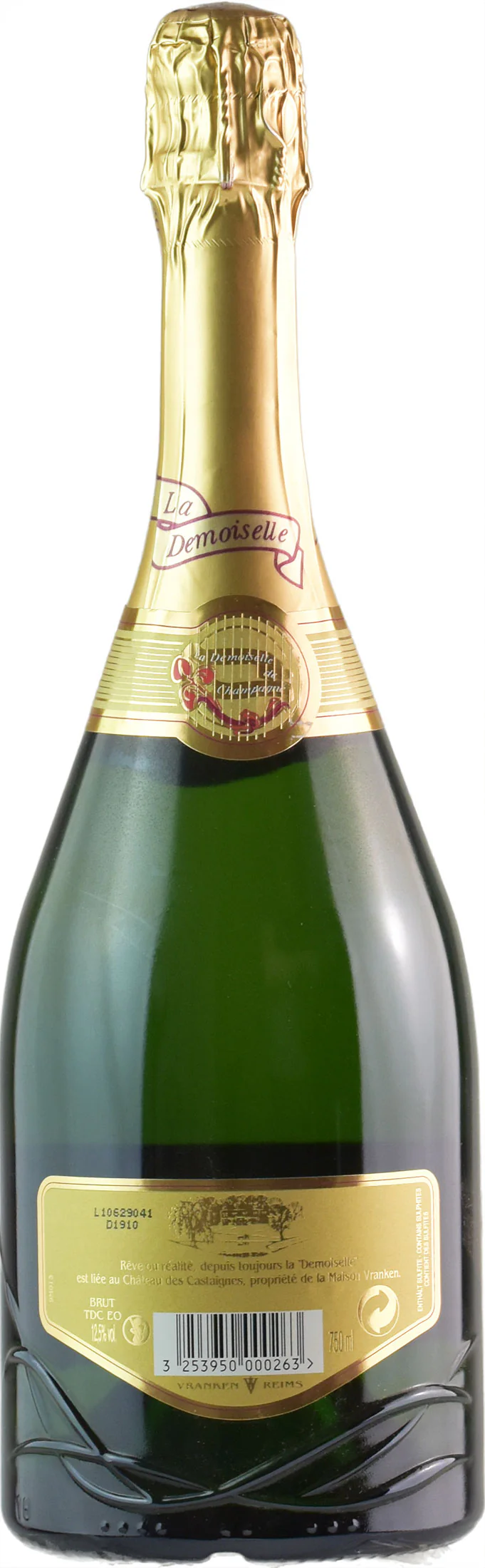 Vranken Champagne Cuvee Demoiselle Brut - Image 2