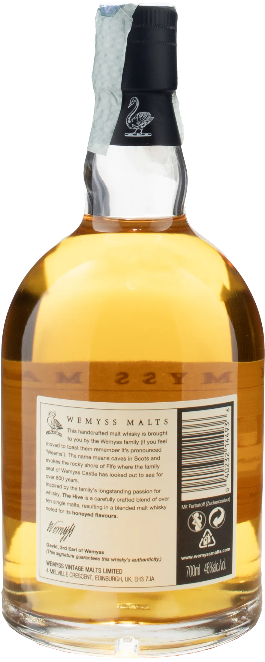 Wemyss Malts Whisky The Hive 0.7L - Image 2