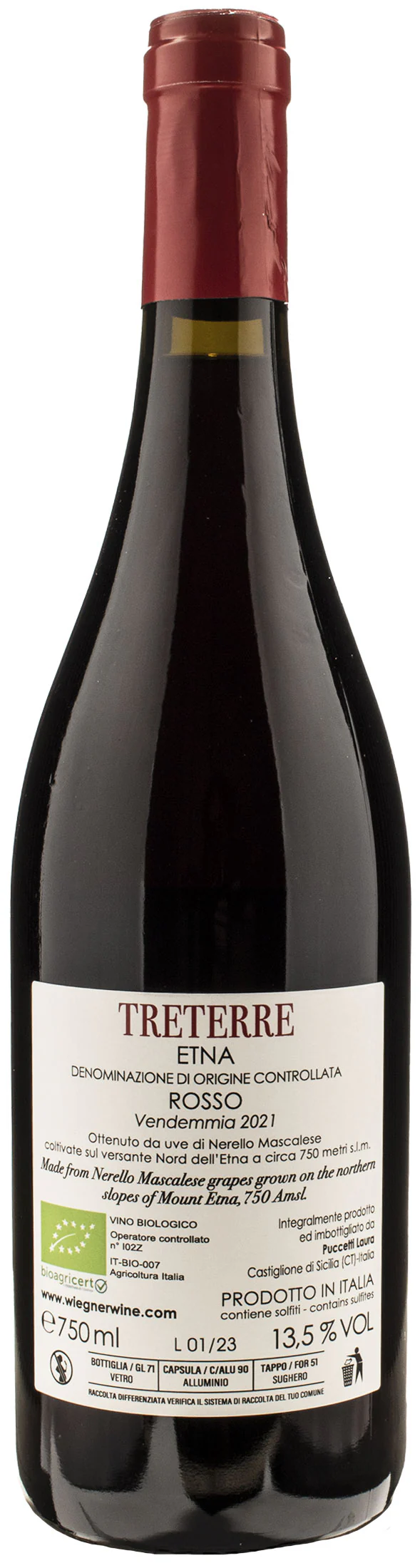 Wiegner Etna Rosso Treterre 2021 - Image 2