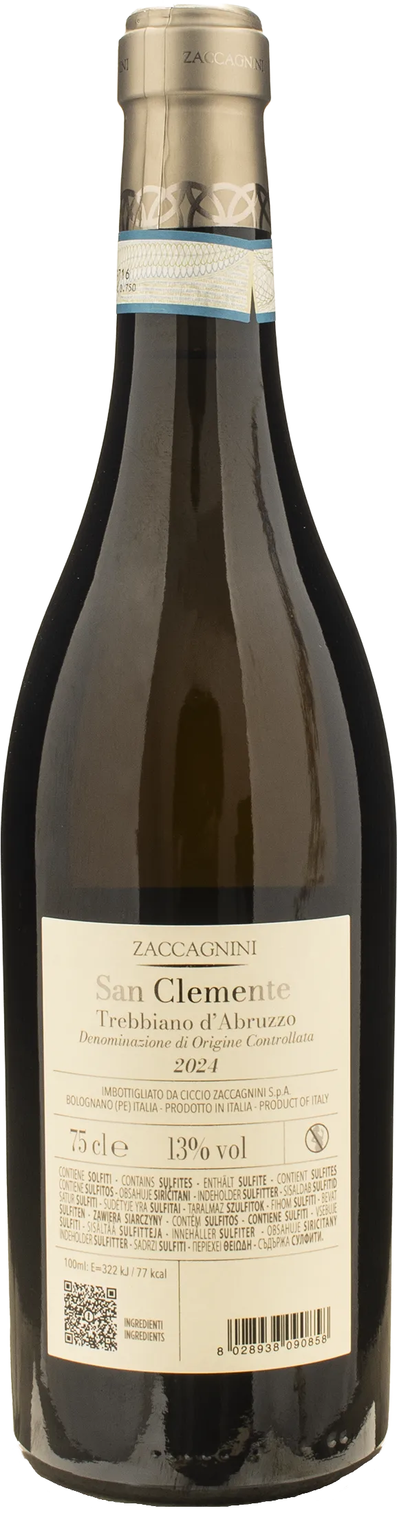 Zaccagnini Trebbiano d'Abruzzo San Clemente 2024 - Image 2