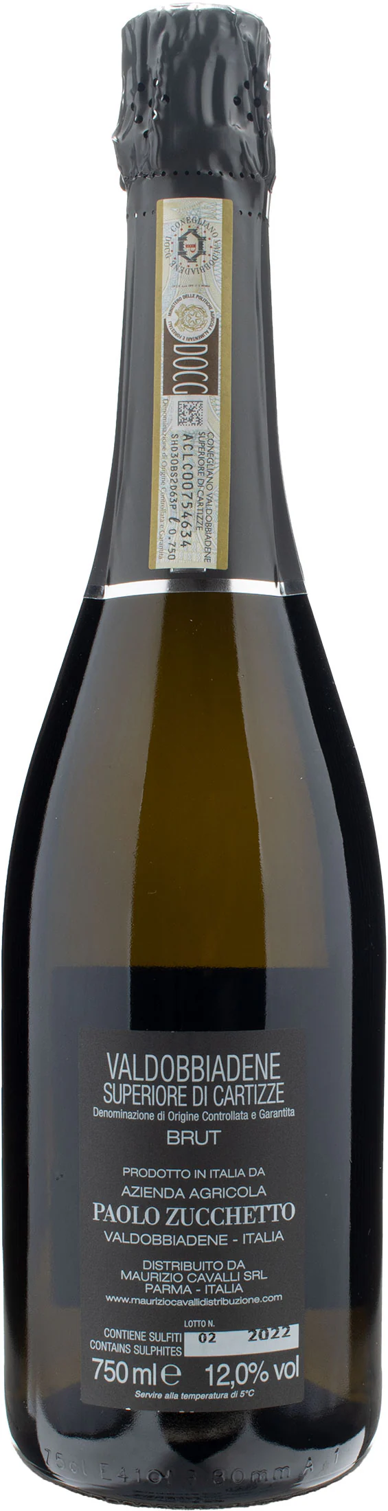 Zucchetto Paolo Valdobbiadene Prosecco Superiore di Cartizze Brut - Image 2